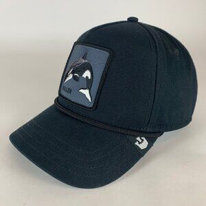 Goorin Bros Killer Whale Unisex Black Snapback Hat